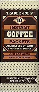 trader joes instant coffee packets 3 boxes of 10 packet each