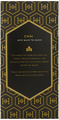 Harney & Sons Premium Black Tea, Tea Bags, Brown (30698), chai, 20.0 Count