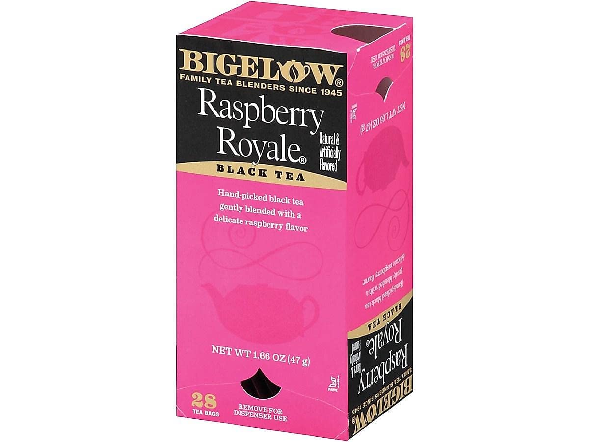 Bigelow 003401 Raspberry Black Tea, Raspberry, 0.34 lbs, 28/Box