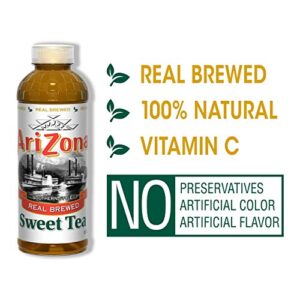 Arizona Premium Brewed Southern Style Sweet Tea, 16 Fl Oz (Pack of 12)