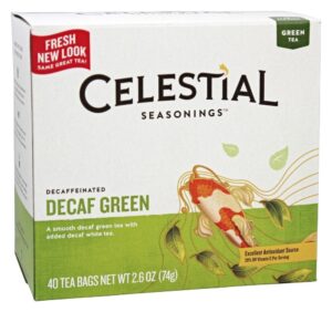 celestial seasonings decaf green tea bags - 40 ct