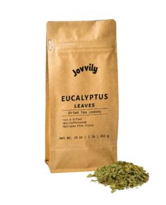 jovvily eucalyptus leaves - 1lb - dried - cut & sifted - herbal tea