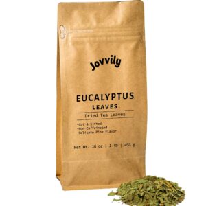 Jovvily Eucalyptus Leaves - 1lb - Dried - Cut & Sifted - Herbal Tea