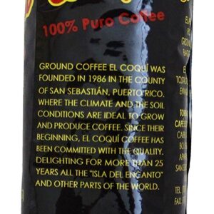 (2 Pack) Puerto Rican Coffee -14 Ounce Bags El Coqui Puro Cafe (28 Ounce Total)