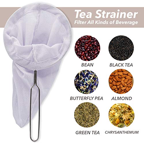 DDPREMIUM Traditional Thai Style Tea Filter Stainless Steel Size 5.5 Inches