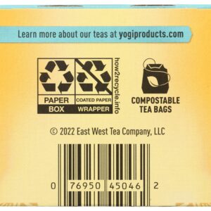 Yogi Tea, Chamomile, 16 Count, Packaging May Vary