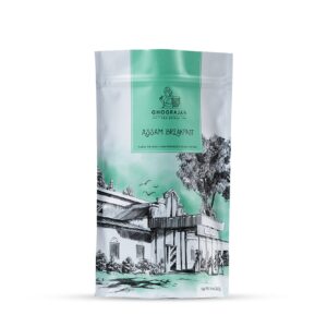 Assam Breakfast High Caffeine Loose Black Tea from India (200+ Cups) - Fresh Harvest - Perfect for Strong Morning Milk Tea Or Indian Chai Tea - Farm2Cup No Middleman - Bulk Pack - 1 Pound