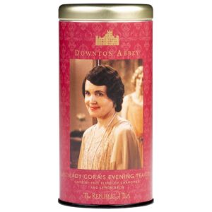 the republic of tea downton abbey lady cora's evening herbal tea, 36 tea bags, gourmet chamomile tea