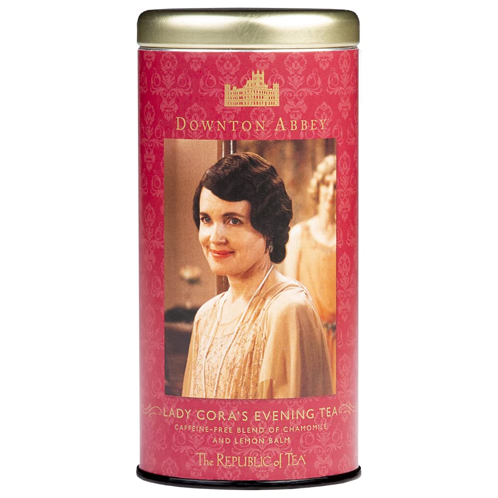 The Republic of Tea Downton Abbey Lady Cora's Evening Herbal Tea, 36 Tea Bags, Gourmet Chamomile Tea