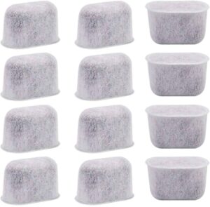 pureup 12pack compatible with cuisinart coffee filter replacement charcoal water filters