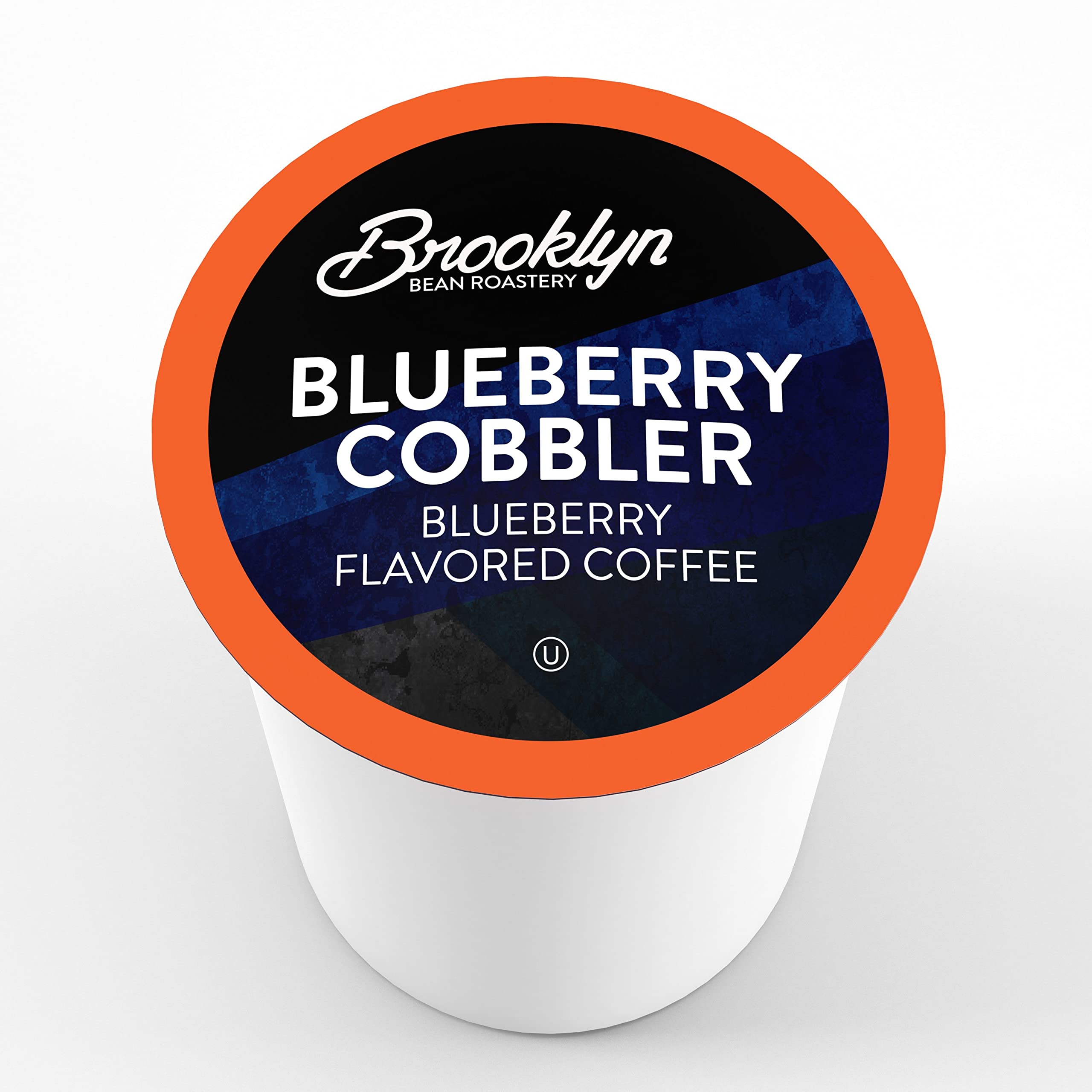 Brooklyn Beans Blueberry Cobbler Coffee Pods Flavored Gourmet Pack, Compatible with 2.0 Keurig K Cup Brewers, 40 Count