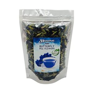 Butterfly Pea Flower Tea Butterfly Pea Tea Rich in Antioxidants Edible Dried Herbal Flowers for Blue & Purple Drinks and Food Coloring 100 g.