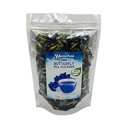 Butterfly Pea Flower Tea Butterfly Pea Tea Rich in Antioxidants Edible Dried Herbal Flowers for Blue & Purple Drinks and Food Coloring 100 g.