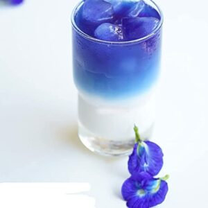 Butterfly Pea Flower Tea Butterfly Pea Tea Rich in Antioxidants Edible Dried Herbal Flowers for Blue & Purple Drinks and Food Coloring 100 g.