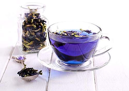 Butterfly Pea Flower Tea Butterfly Pea Tea Rich in Antioxidants Edible Dried Herbal Flowers for Blue & Purple Drinks and Food Coloring 100 g.