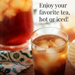 The Republic of Tea Cinnamon Plum Tea, 2.8 oz Tin, 50 Tea Bags, Spiced Black Tea | Caffeinated Tea