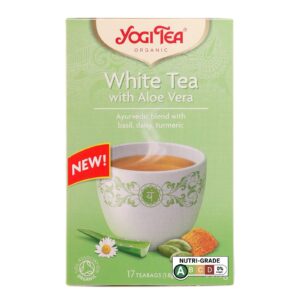 yogi tea white tea aloe vera organic tea 17 bags