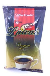 luwak kopi premium - ground coffee, 165 gram (pack of 3)