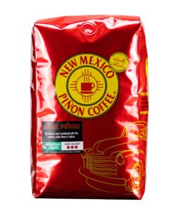 new mexico piñon coffee naturally flavored coffee (dark piñon whole bean, 2 pound)