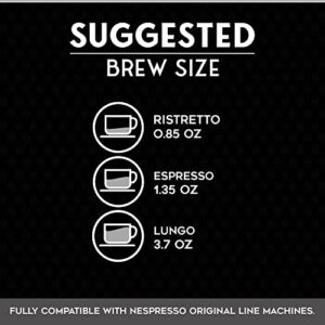 ESPRESSORO 100 USDA Organic Espresso Pods - FORTE Aluminum Capsule Compatible with Nespresso Original Lines Machines. Intensity 12 Premium Italian Expresso Coffee Capsules