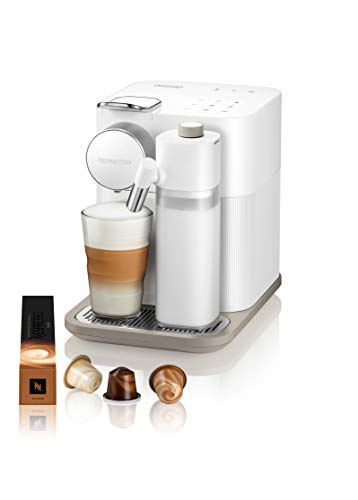 Nespresso Gran Lattissima Original Espresso Machine with Milk Frother by De'Longhi, Fresh White