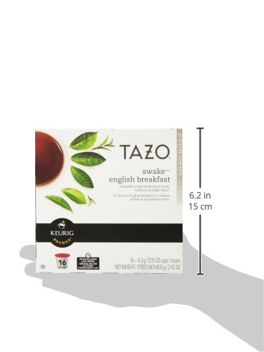 TAZO Tea K-Cups, Awake Engligh Breakfast, 16 Pods