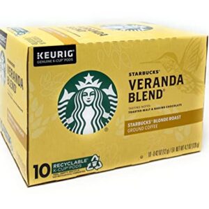 Starbucks Veranda Blend Blonde Roast K-Cup pods - 10 count