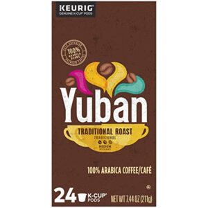 Yuban K Cups Traditional Medium Roast Coffee Pods, 24 count