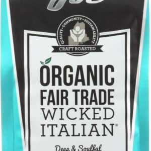 Wicked Joe Organic Coffee Wicked Italian Ground, 12 Ounce