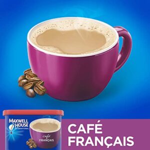 Maxwell House International Cafe Francais Style Instant Coffee, 7.6 Ounce (Pack of 4)