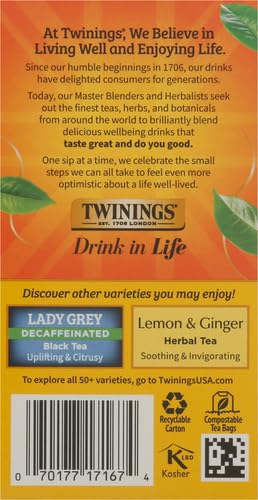 Twinings Earl Grey Decaf Tea, 20 Count