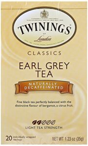 twinings earl grey decaf tea, 20 count