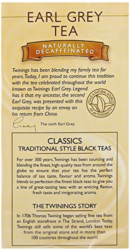 Twinings Earl Grey Decaf Tea, 20 Count