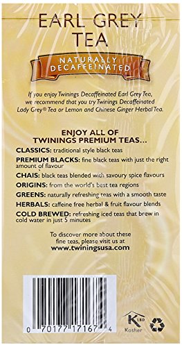 Twinings Earl Grey Decaf Tea, 20 Count