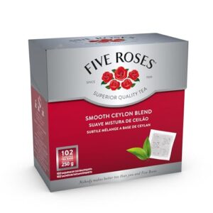 five roses ceylon - 102 tagless teabags, (pack of 1)