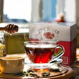 Five Roses Ceylon - 102 Tagless Teabags, (Pack of 1)