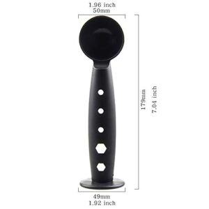 Coffer Tamper, Multifunctional Espresso Tamper with 10g Measuring Spoon, Coffee Tamping Tool for Barista Coffee Bean Press Coffee Grind Pressing (Espresso Scoop with Tamper 49mm)