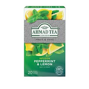 Ahmad Tea - Peppermint & Lemon Tea 20 Bags - 30g
