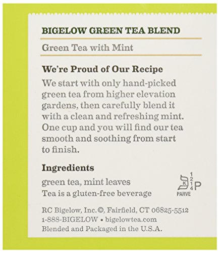 Bigelow Tea Green Tea with Mint, 20 ct