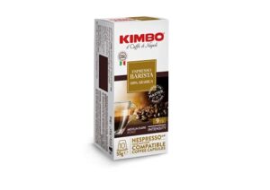4 boxes of kimbo espresso armonia nespresso compatible capsules