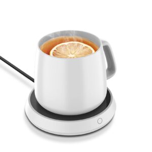 Coffee Mug Warmer, Coffee Warmer for Desk Auto Shut Off, Electric Candle Warmer Plate with 2 Temperature Settings, Mug Heater Candle Wax Cup Warmer for Coffee Milk Beverage Tea Hot Chocolate