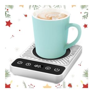 Mug Warmer,Coffee Warmer for Desk with Auto Shut Off,Keep Temperature Up to 131℉/ 55℃ for Office/Home to Warm Coffee Tea Milk Candle Heating Wax,Great Gift for Christmas