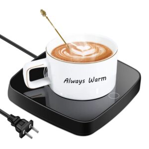 coffee mug cup warmer for desk auto shut off use, cup warmer for coffee tea milk drink, mug warmer for desk office home, birthday from daughter son wife