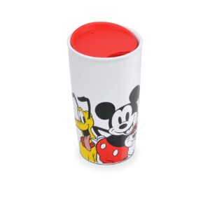 Mickey & Friends Glass Top Mug Warmer with 16 Ounce Mug