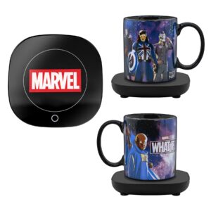 Uncanny Brands Marvel What If Mug Warmer with Mug – Keeps Your Favorite Beverage Warm - Auto Shut On/Off