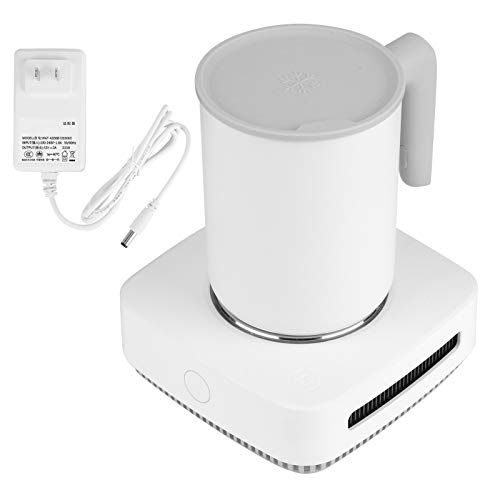 Sutinna Coffee Mug Warmer Cooler, Desktop Electric Heating Cooling Cup Mat 2 IN 1 Smart Coffee Heater Cooler with Mug Cup for Beer, Coffee, Beverages, Milk default