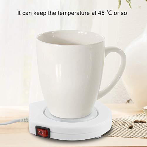 Mug Warmer Electric Cup Beverage Warmer Plate - Haofy Smart Coffee Warmer for Home Office Home Desk Use, Insulation Cup Heater Pad with Warmer Temperature 113℉/ 45℃