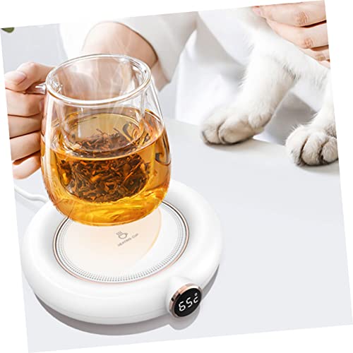 Luxshiny 1pc Coaster USB Coffee Warmer Cup Warmer Electronic Coffee Cup Warmer Heater Coaster Tray Pad Warmer Insulation Cup Heater USB Heating Coaster Coffee Mug Warmer Office Warm Pad