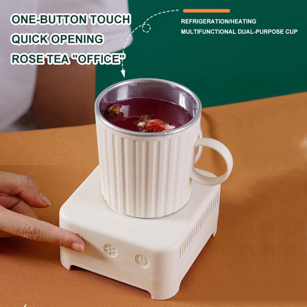 drink cooler, coffee warmer, mug warmer, two-in-one portable smart mug, beer drink quick cold cup, car cold drink cup, chilled cooling drink quick cold water cup, suitable for coffee, canned drinks