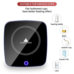 Coffee Mug Warmer Electric Powered Coffee Cup Heater Pad Plate Beverage for Tea Water Cocoa Soup Milk Scented Candle Wax Heater Us Plug 110V White,Dish,Beverage Warmers